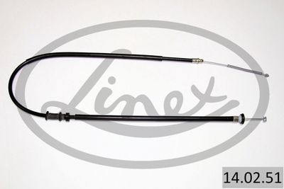 Cable Pull, parking brake LINEX 14.02.51