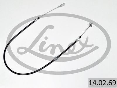 Cable Pull, parking brake LINEX 14.02.69