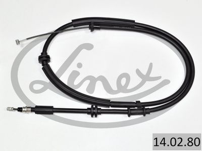 Cable Pull, parking brake LINEX 14.02.80