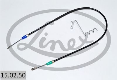 Cable Pull, parking brake LINEX 15.02.50