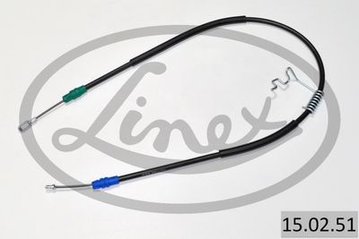Cable Pull, parking brake LINEX 15.02.51