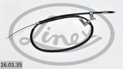 Cable Pull, parking brake LINEX 26.01.35