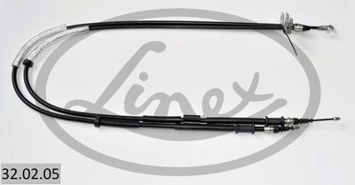 Cable Pull, parking brake LINEX 32.02.05