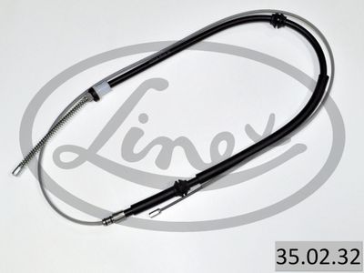 Cable Pull, parking brake LINEX 35.02.32