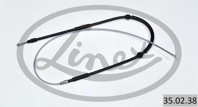 Cable Pull, parking brake LINEX 35.02.38