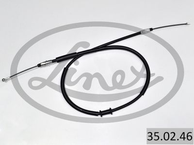Cable Pull, parking brake LINEX 35.02.46