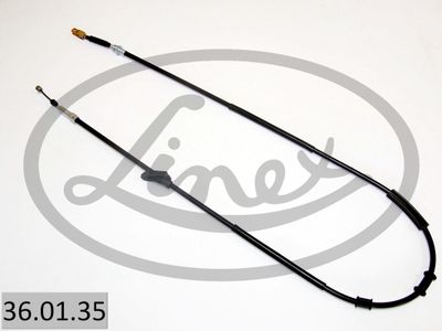 Cable Pull, parking brake LINEX 36.01.35