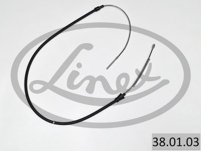 Cable Pull, parking brake LINEX 38.01.03