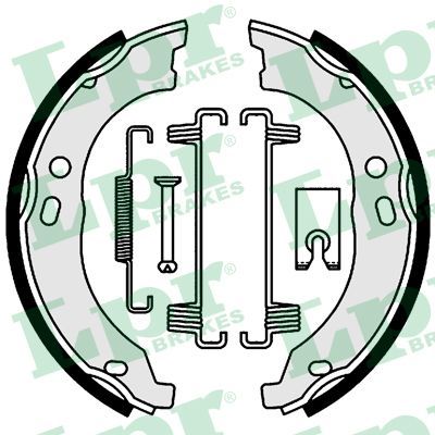 Brake Shoe Set, parking brake LPR 01003