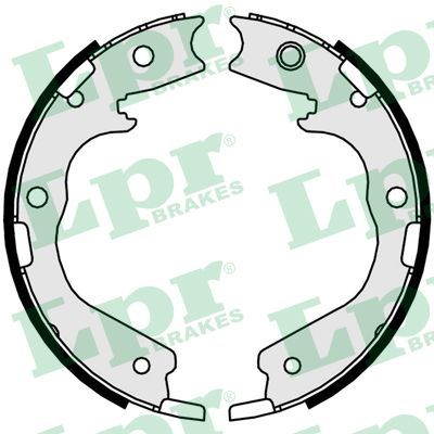 Brake Shoe Set, parking brake LPR 01078
