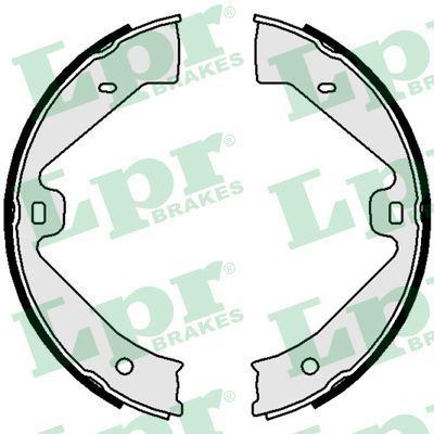 Brake Shoe Set, parking brake LPR 01085