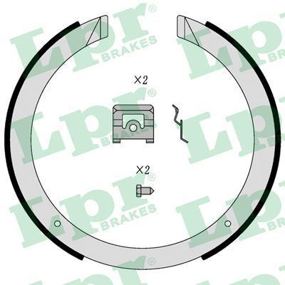 Brake Shoe Set, parking brake LPR 01098