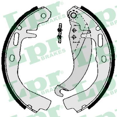 LPR 02500 Brake Shoe Set