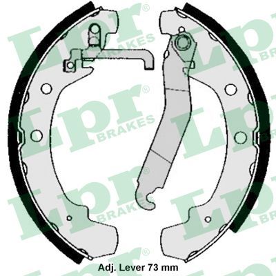 LPR 05000 Brake Shoe Set