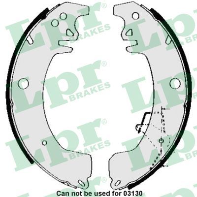 LPR 05090 Brake Shoe Set