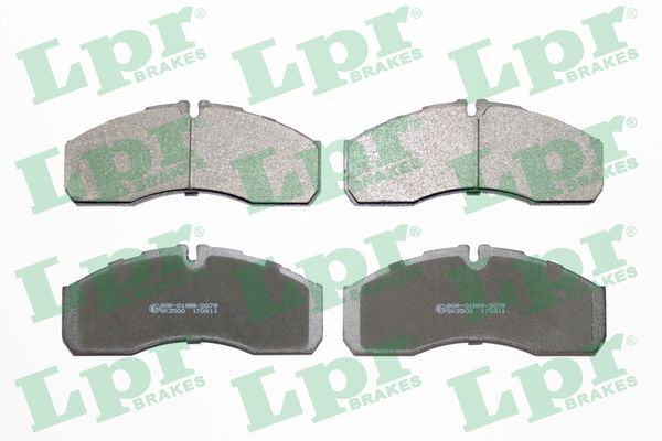 LPR 05P1109 Brake Pad Set, disc brake