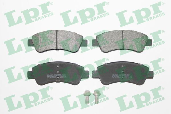 LPR 05P1188 Brake Pad Set, disc brake
