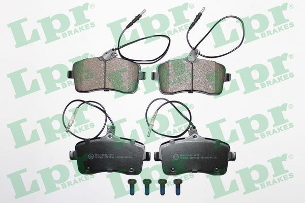 LPR 05P1196 Brake Pad Set, disc brake