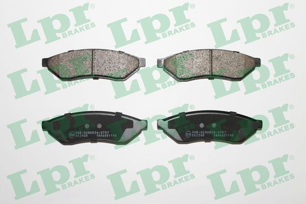 LPR 05P1198 Brake Pad Set, disc brake