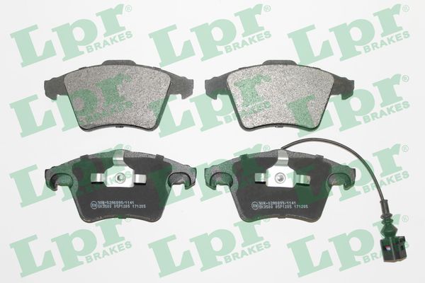 LPR 05P1205 Brake Pad Set, disc brake