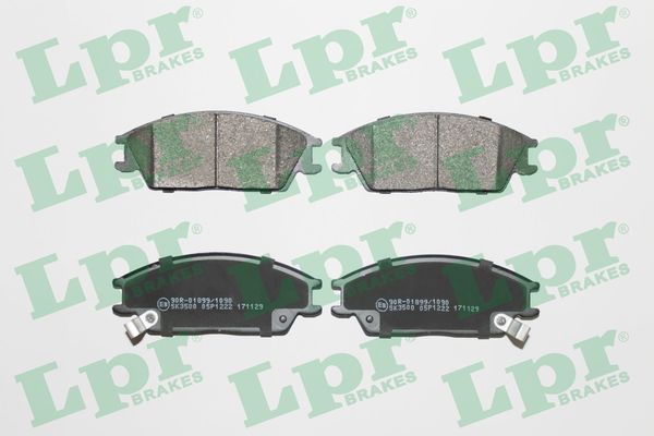 LPR 05P1222 Brake Pad Set, disc brake