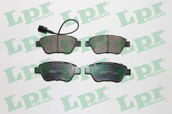 LPR 05P1225 Brake Pad Set, disc brake