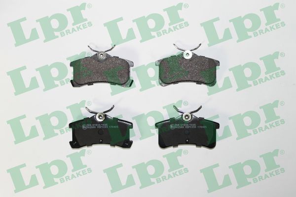 LPR 05P1233 Brake Pad Set, disc brake