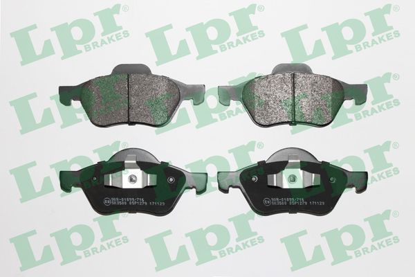 LPR 05P1279 Brake Pad Set, disc brake