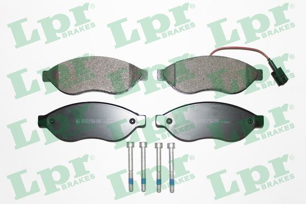LPR 05P1287 Brake Pad Set, disc brake