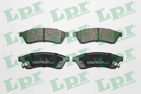 LPR 05P1320 Brake Pad Set, disc brake