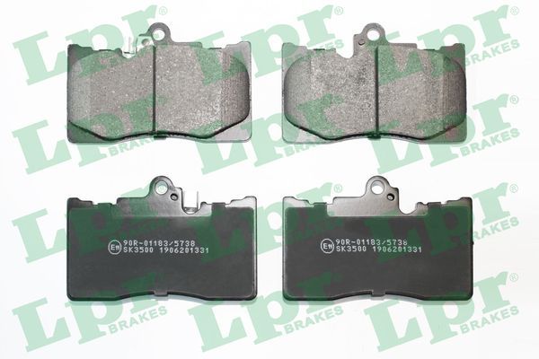 LPR 05P1331 Brake Pad Set, disc brake