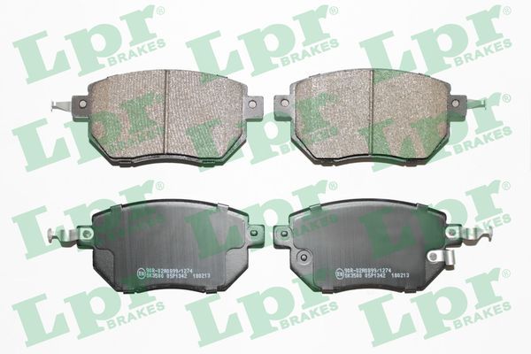 LPR 05P1342 Brake Pad Set, disc brake