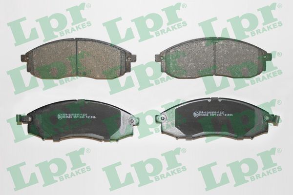 LPR 05P1343 Brake Pad Set, disc brake