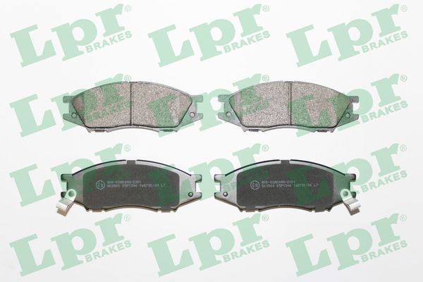 LPR 05P1346 Brake Pad Set, disc brake