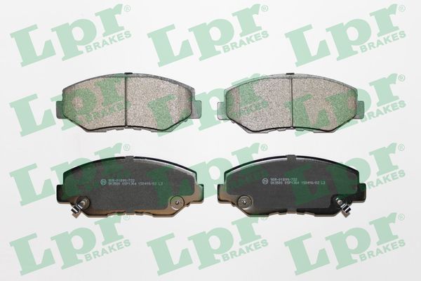 LPR 05P1364 Brake Pad Set, disc brake