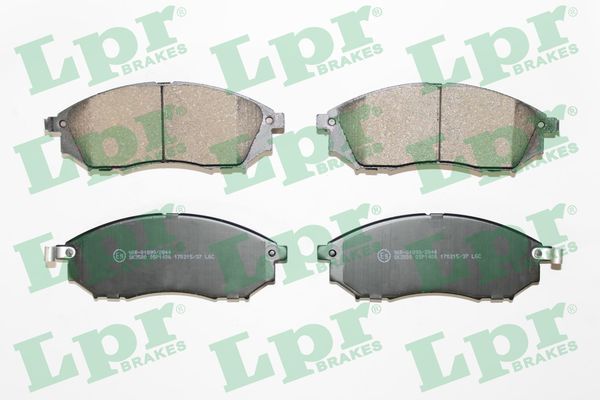 LPR 05P1406 Brake Pad Set, disc brake