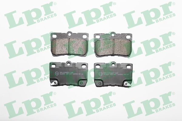 LPR 05P1407 Brake Pad Set, disc brake