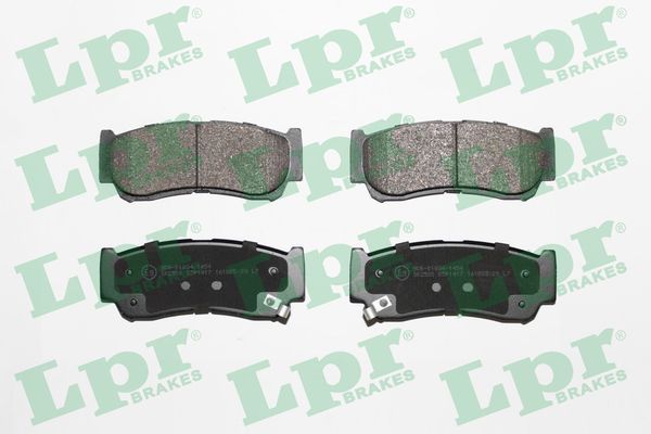 LPR 05P1417 Brake Pad Set, disc brake