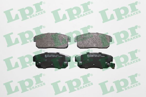 LPR 05P1432 Brake Pad Set, disc brake