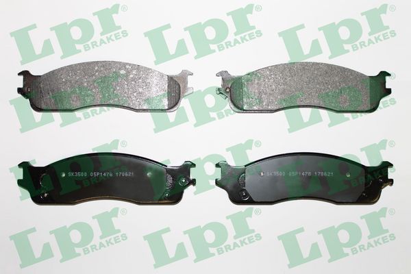 LPR 05P1478 Brake Pad Set, disc brake