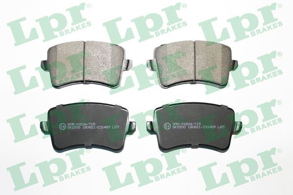 LPR 05P1489 Brake Pad Set, disc brake