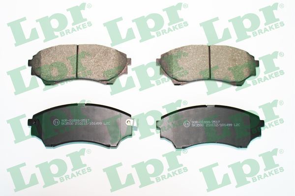 LPR 05P1499 Brake Pad Set, disc brake