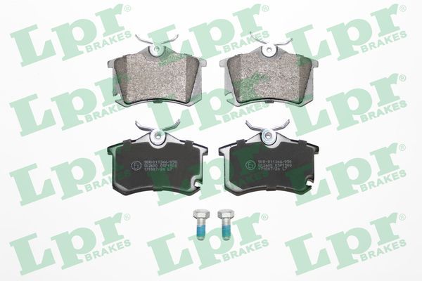 LPR 05P1508 Brake Pad Set, disc brake