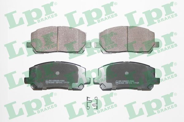 LPR 05P1516 Brake Pad Set, disc brake