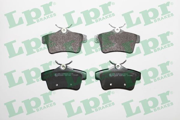 LPR 05P1567 Brake Pad Set, disc brake