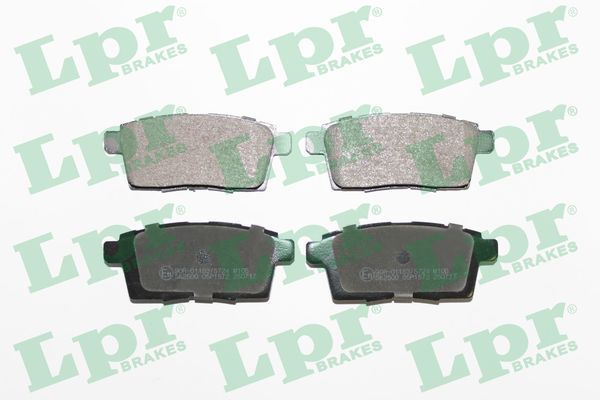LPR 05P1572 Brake Pad Set, disc brake