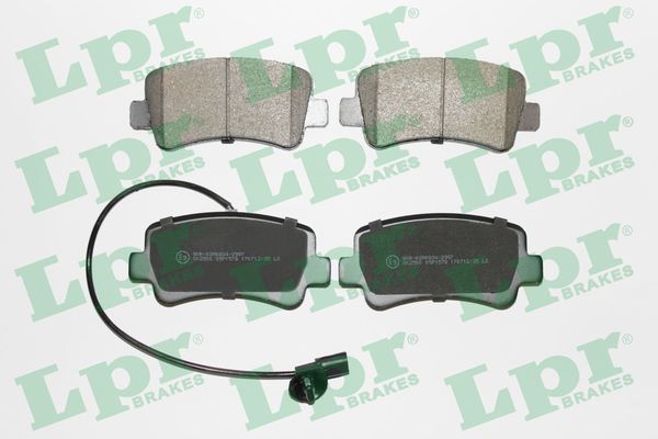 LPR 05P1578 Brake Pad Set, disc brake