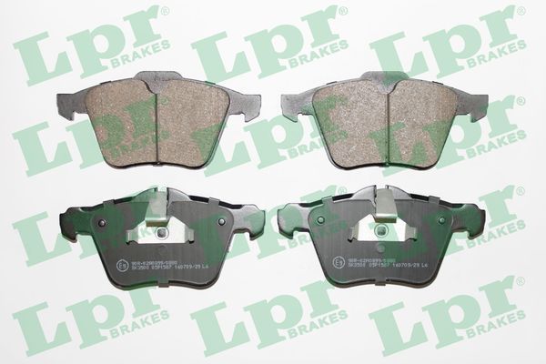 LPR 05P1587 Brake Pad Set, disc brake