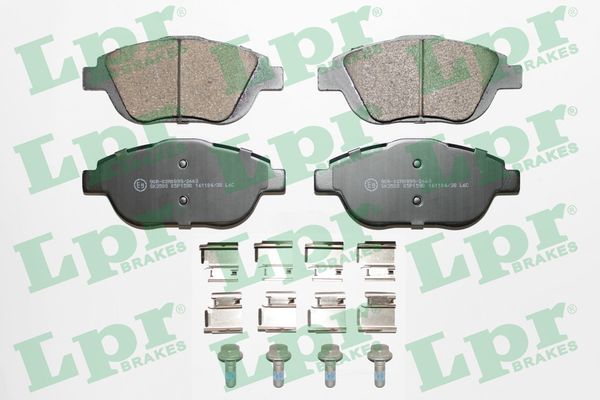 LPR 05P1590K Brake Pad Set, disc brake