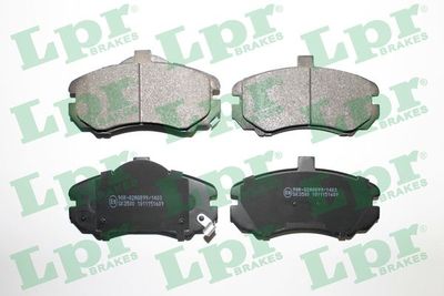 Brake Pad Set, disc brake LPR 05P1609